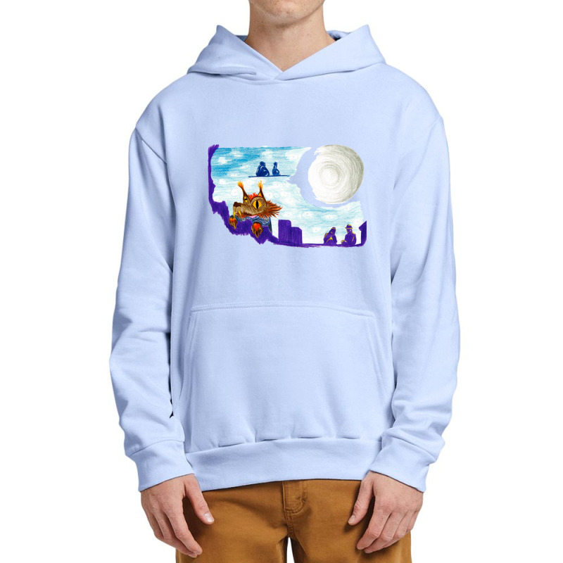 Booshy Night On The Rooftop Urban Pullover Hoodie by NADLIEDUMAS | Artistshot