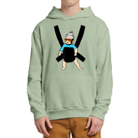 Carlos   Hangover Baby With Sunglasses In A Strap T Shirt Urban Pullover Hoodie | Artistshot