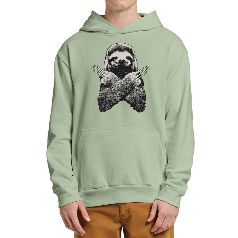 Slotherine Sloth Urban Pullover Hoodie | Artistshot