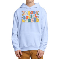 Groovy School Social Worker Coping Skills Back To School Urban Pullover Hoodie | Artistshot