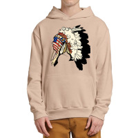 Native American Chief, Native American Chief Art, Native American Chie Urban Pullover Hoodie | Artistshot