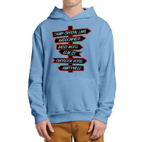 Horror Movie Location Signs Urban Pullover Hoodie | Artistshot