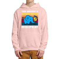 Your Argument Is Irrelephant Elephant Vintage Retro Urban Pullover Hoodie | Artistshot