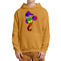 Cool Seahorse And Beach, Cool Seahorse And Beach Art,cool Seahorse And Urban Pullover Hoodie | Artistshot