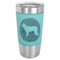 Welsh Sheepdog Dna Fingerprint Dog Welsh Sheepdog Leatherette Tumbler | Artistshot