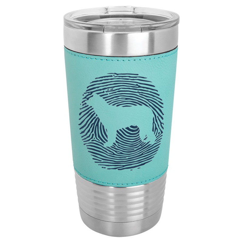 Welsh Sheepdog Dna Fingerprint Dog Welsh Sheepdog Leatherette Tumbler by cm-arts | Artistshot