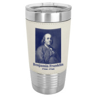 Ben Franklin T Shirt. Vintage Founding Father Tee Leatherette Tumbler | Artistshot