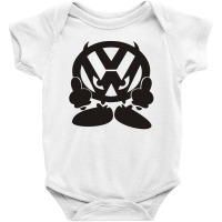 Volkswagen Vw Face Tshirt Cartoon Top Baby Bodysuit | Artistshot