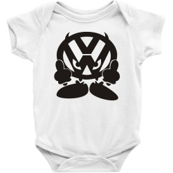 volkswagen vw face tshirt cartoon top Baby Bodysuit | Artistshot