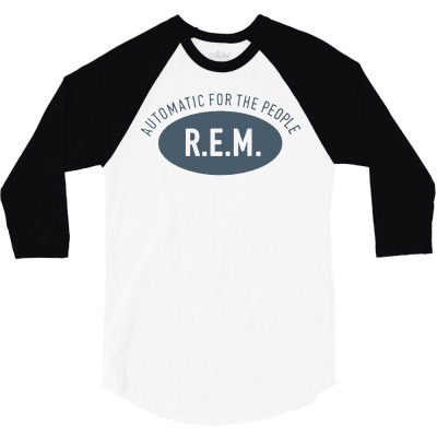 R.e.m 3/4 Sleeve Shirt Designed By G3ry