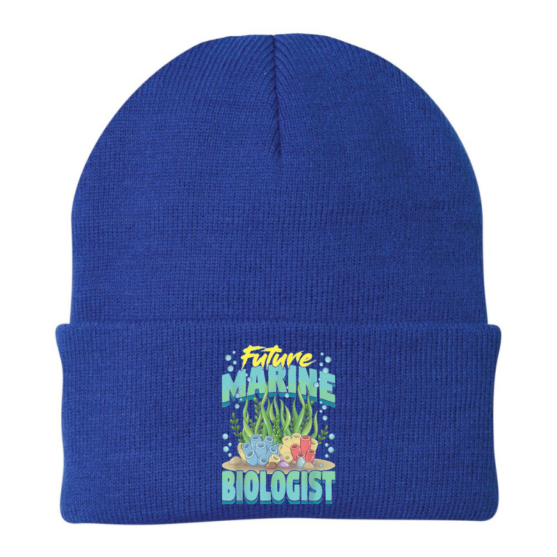 Future Marine Biologist Ocean Life Marine Biology Student Beanie | Artistshot