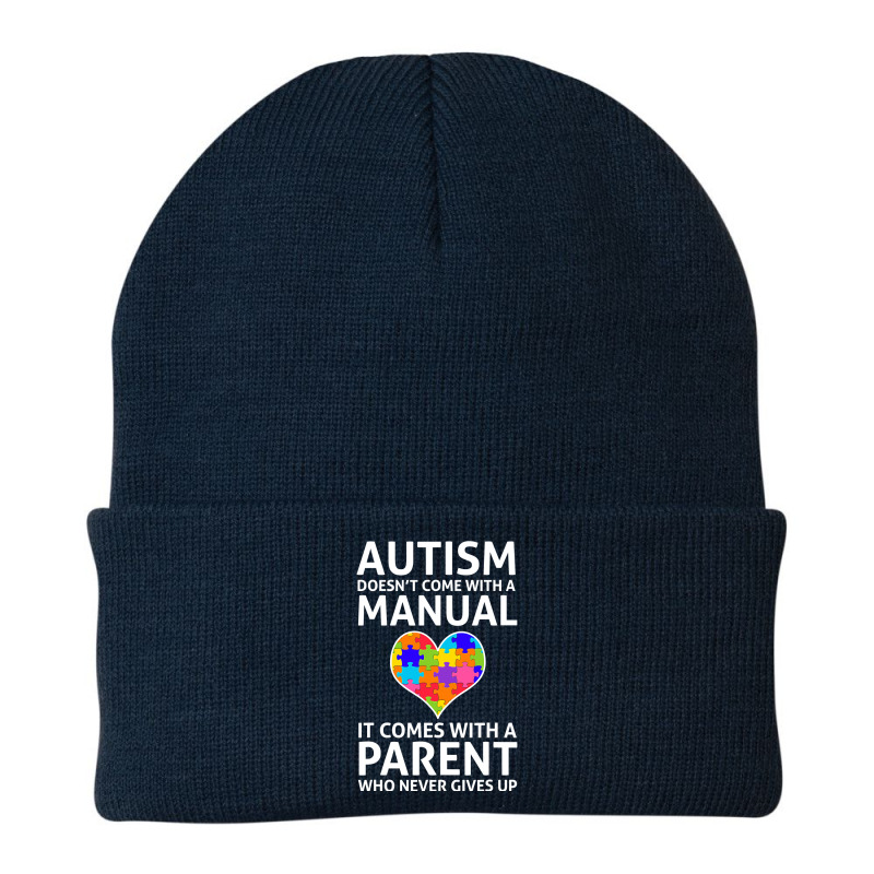 Autism Doesn T Come With A Manual Autism Mom Dad T Shirt Beanie by DianneHenderson91 | Artistshot