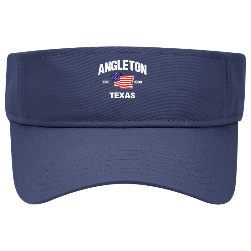 Angleton Texas Tx Usa Stars & Stripes Vintage Style Visor hat by WirtzRichard | Artistshot