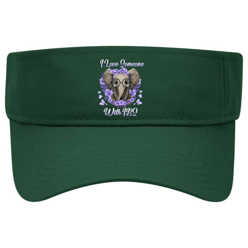 Elephant I Love Someone With Irritable Bowel Syndrome Cute Visor hat by WirtzRichard | Artistshot