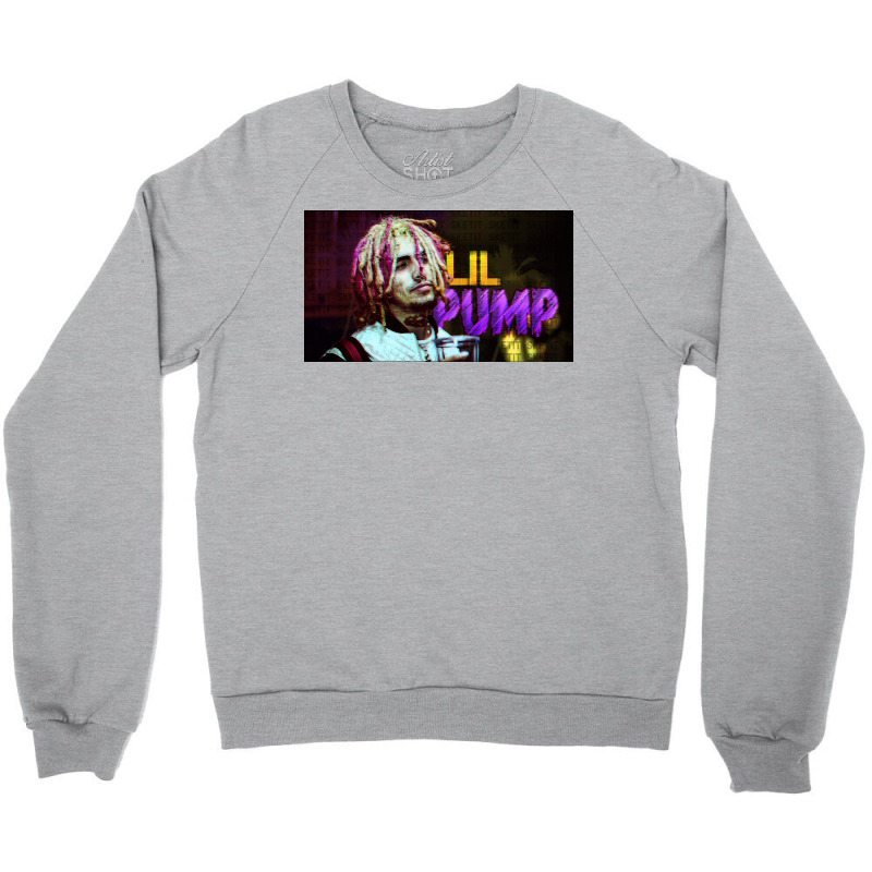 Lil Pump Hd Wallpapers Hip Hop Mu Crewneck Sweatshirt | Artistshot