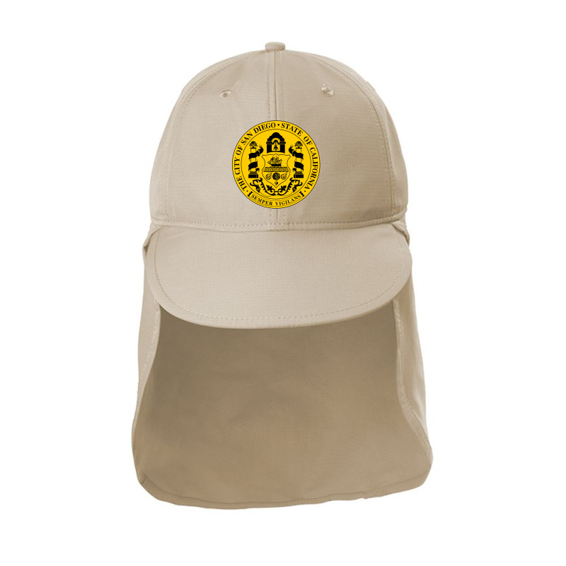 Seal Of San Diego, California Sun Shade Cap by Qunansa | Artistshot