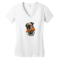 Pug Women's V-neck T-shirt | Artistshot