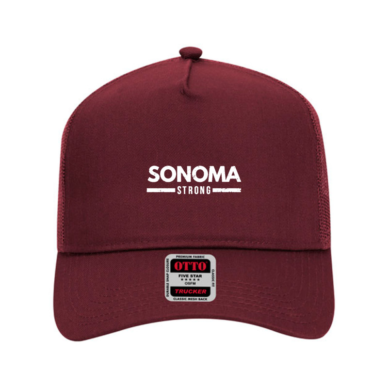 Sonoma County Strong North Bay California Mesh Back Trucker Hat by AMderra12 | Artistshot