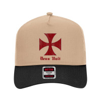 Deus Vult Templar Order Knights Templar Holy Cross Helmet T Shirt Mesh Back Trucker Hat | Artistshot