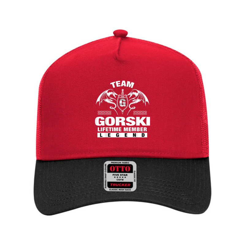 Team Gorski Lifetime Member Gifts T Shirt Mesh Back Trucker Hat by tognifx | Artistshot