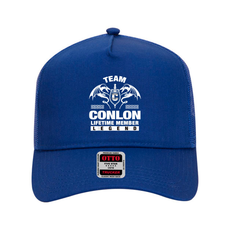 Team Conlon Lifetime Member Gifts T Shirt Mesh Back Trucker Hat by JerrodHeathGaylon | Artistshot