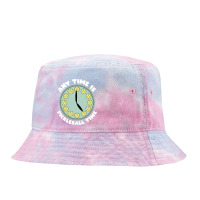 Pickleball Joke Any Time Is Pickleball Time Funny Pickler Tie Dyed Bucket Hat | Artistshot