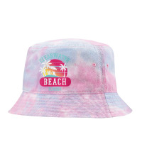 Womens Retro Cool Clearwater Beach Original Florida Sunset Beaches V N Tie Dyed Bucket Hat | Artistshot