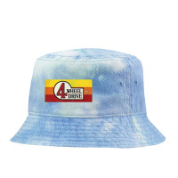 4 Wheel Drive Vintage 4x4 Overland Emblem With Stripes 4wd Tie Dyed Bucket Hat | Artistshot