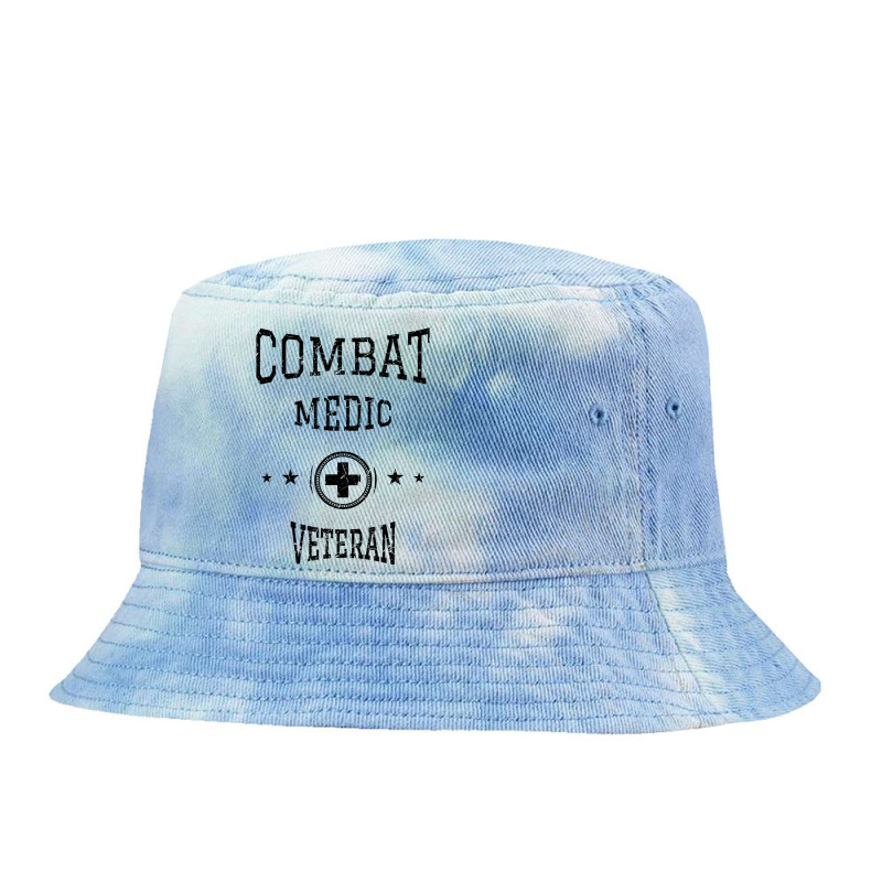 Army Combat Medic Veteran T Shirt Tie Dyed Bucket Hat by johnjosephmenk | Artistshot