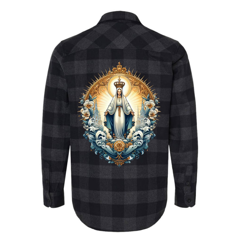 Portugal Immaculate Conception Flannel Shirt | Artistshot