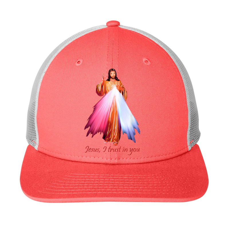 Divine Mercy Transparent Background. Jesus I Trust In You Snapback Trucker Cap by TyDesign | Artistshot