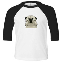 Pug Life Toddler 3/4 Sleeve Tee | Artistshot