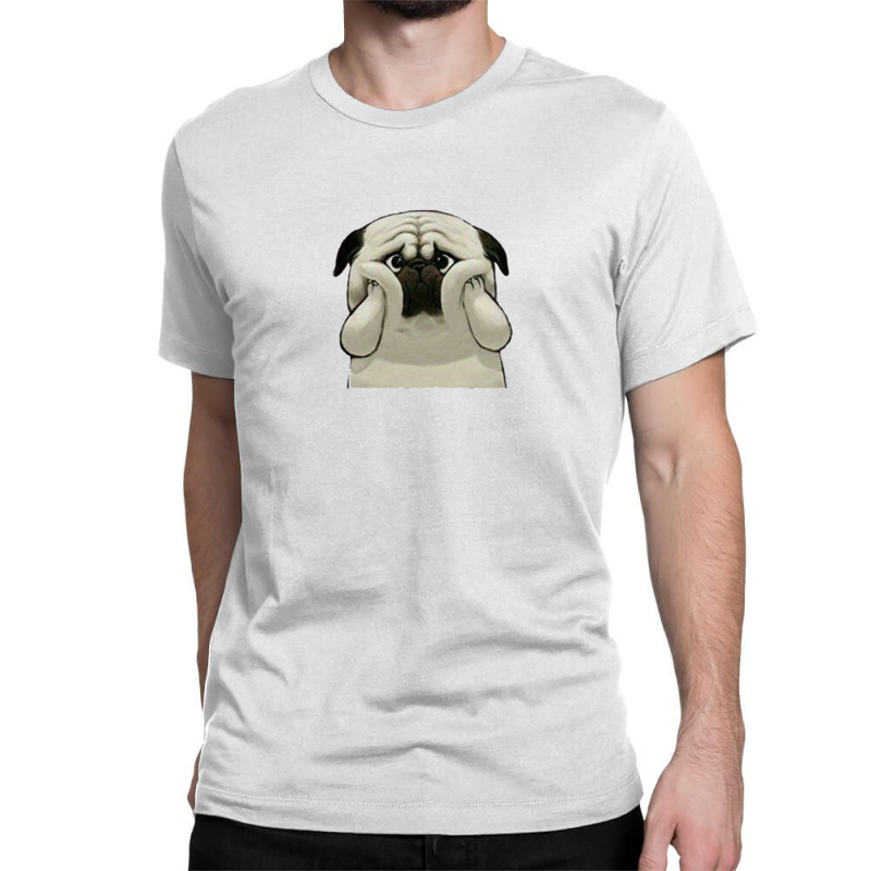 Pug Life Classic T-shirt by Disgus_Thing | Artistshot