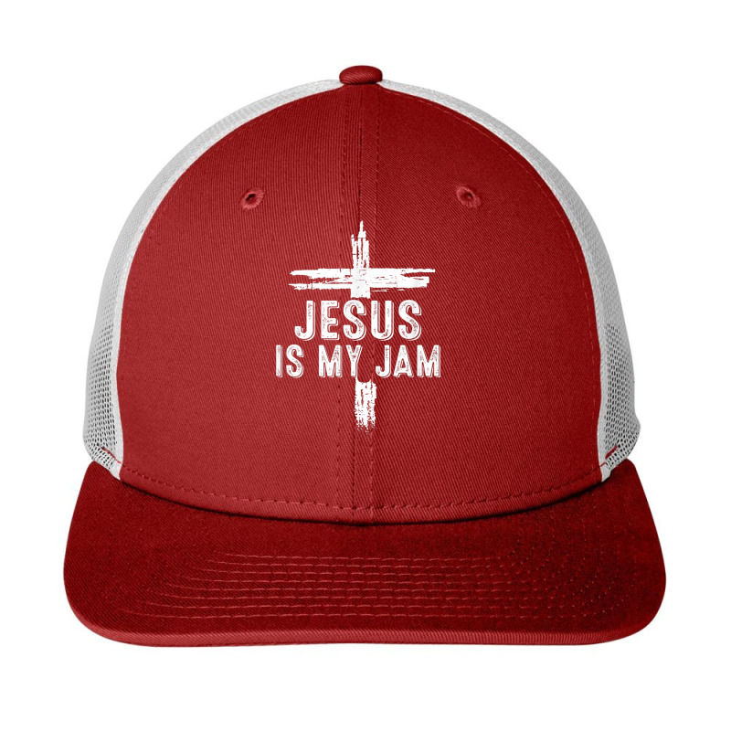 Jesus Is My Jam Christian Catholic Cross Bible Religious For Mens Wome Snapback Trucker Cap by Aria-Proctor | Artistshot