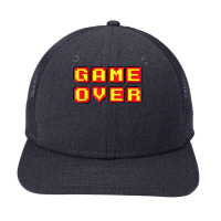 Game Over Vintage Retro Video Games Gaming Gift Arcade T Shirt Snapback Trucker Cap | Artistshot