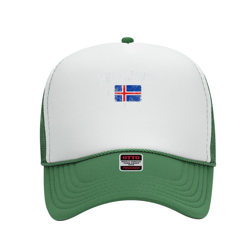 Vintage Reykjavik Iceland Souvenir Gift T Shirt Foam Trucker Hat by ybarboof | Artistshot