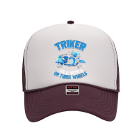 Triker Motorcycle Trike Motortrike Three Wheeler Biker Gift T Shirt Foam Trucker Hat | Artistshot