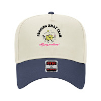 Running Away From All My Problems, Funny Science T Shirt Adjustable Baseball Cap | Artistshot