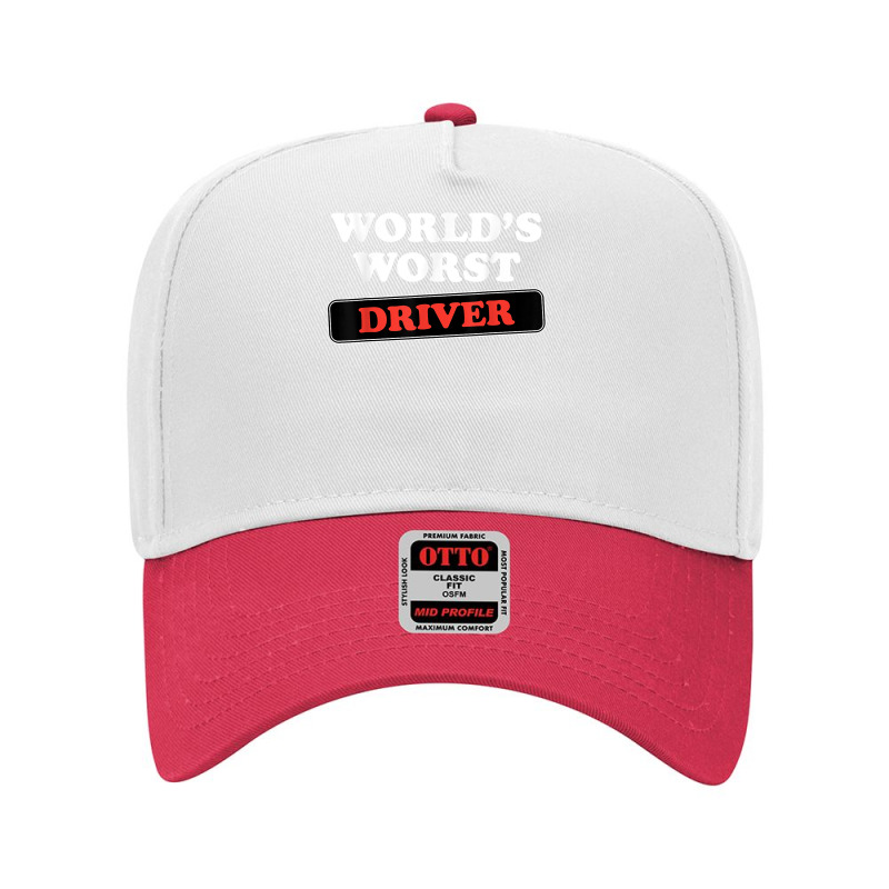 World's Worst Driver T Shirt Adjustable Baseball Cap by cm-arts | Artistshot