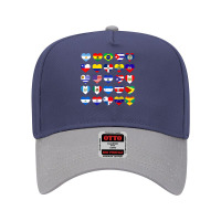 All Latin American Flags Countries Hispanic Heritage Month T Shirt Adjustable Baseball Cap | Artistshot