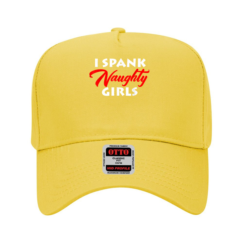 I Spank Naughty Girls Bdsm Bondage Dominant Master T Shirt Adjustable Baseball Cap by pypybedypa | Artistshot