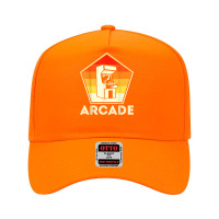 Retro Vintage 80s Arcade Video Game Machine Gamer T Shirt Adjustable Baseball Cap | Artistshot