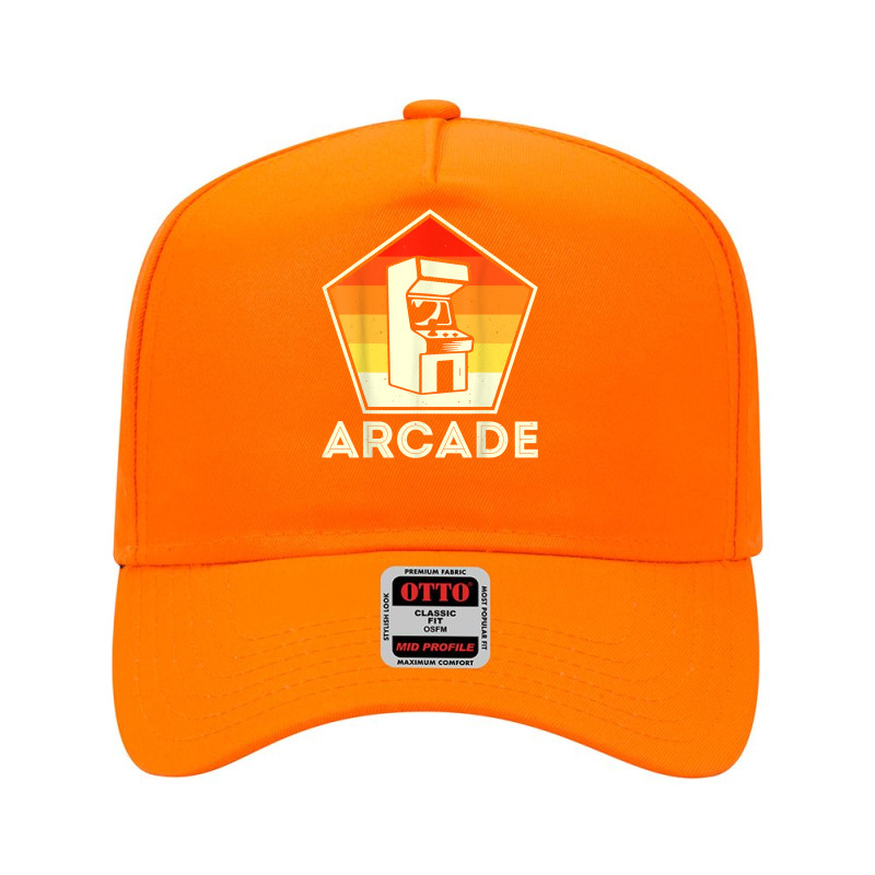 Retro Vintage 80s Arcade Video Game Machine Gamer T Shirt Adjustable Baseball Cap by cm-arts | Artistshot