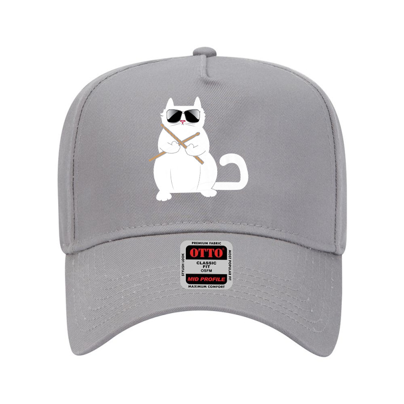 Cat Drummer Music Lover Musician Instrumentalist Kitty Premium T Shirt Adjustable Baseball Cap by cm-arts | Artistshot