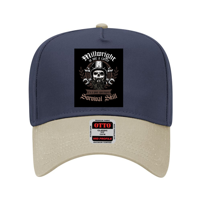 Awesome Is Not A Career Its A Post Apocalyptic Survival Ski Adjustable Baseball Cap | Artistshot