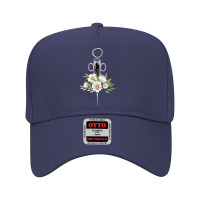 Phlebotomist Life Injection Phlebotomy Flowers Syringe Adjustable Baseball Cap | Artistshot