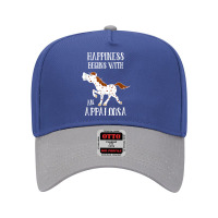 Happiness Begins With An Appaloosa Red Roan Horse Adjustable Baseball Cap | Artistshot