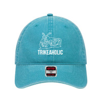 Trikeaholic Trike Bike Motorcyclist T Shirt Dyed Cap | Artistshot