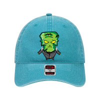 Funny Men Cartoon Green Character Men Women Dyed Cap | Artistshot