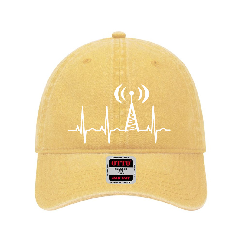 Dad Ham Radio Dyed Cap by Kompol | Artistshot